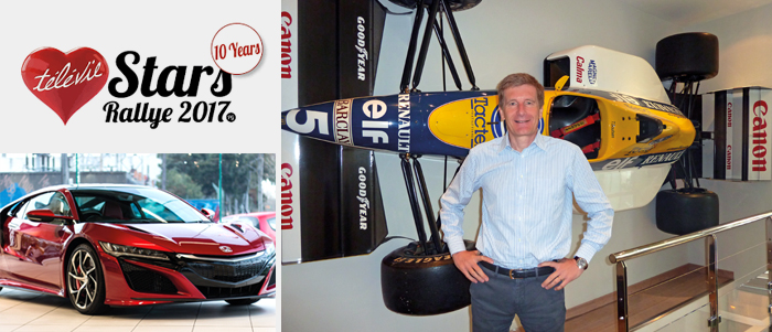 Thierry Boutsen parrain de la 10ème Edition du Stars Rallye Télévie